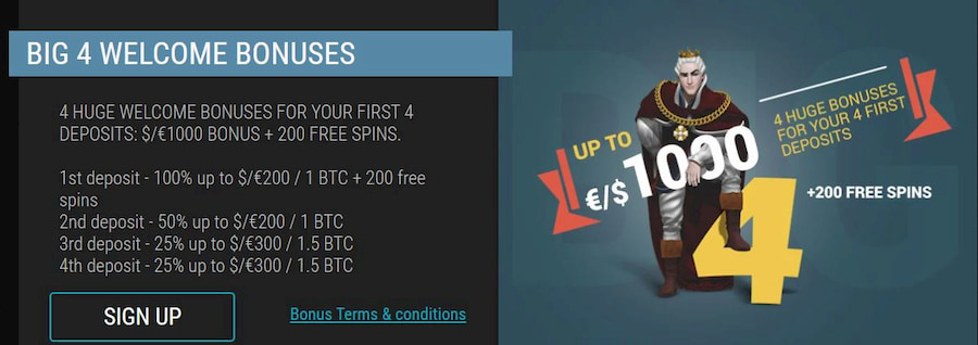 Bonuses and Promotions King Billy