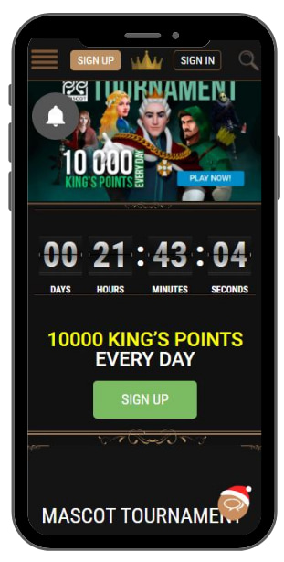 King Billy Mobile Casino