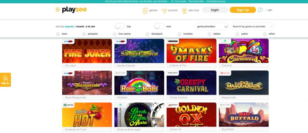 Playzee Casino Slots